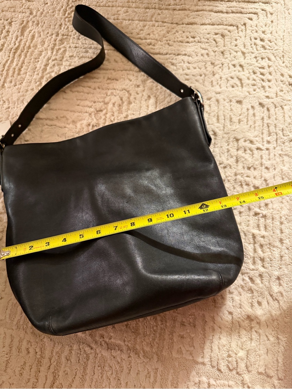 Vintage coach black leather hobo bag - Picture 11 of 11